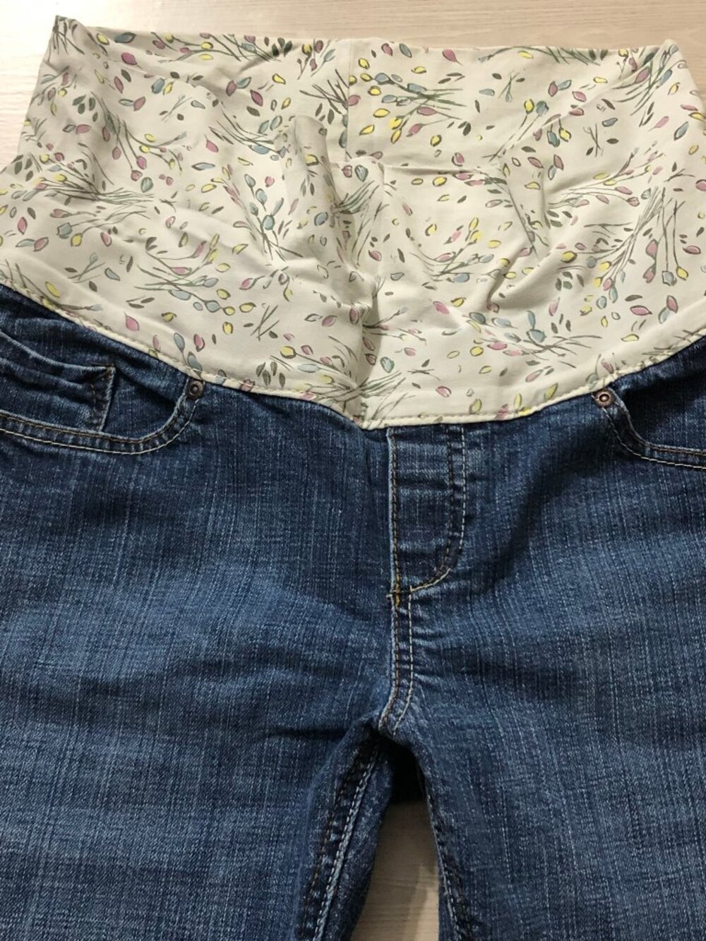 Old Navy Maternity Jeans Stretch Boot Cut Blue Women's Size M - Picture 5 of 13